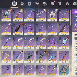 90LVL⭐Keqing(C1)🔥Diluc(C1)⭐Raiden Shogun🔥Eula⭐Klee🔥Mona⭐Qiqi🔥Aloy💜EU💜35 CHARACTERS💜AR. 55💜 1